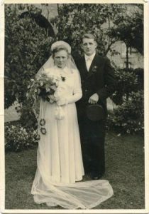 Alois und Elisabeth Nagel - Hochzeitsfoto von 1951